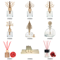 Noël maison décorative aromathérapie huile parfumée diffuseur de roseau bouteille vide Sola bois fleur diffuseur de parfum