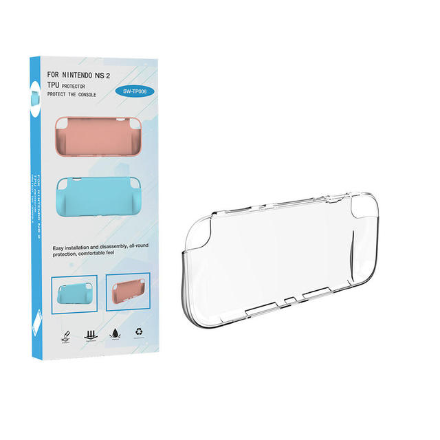 Replacement Tpu Soft Case Back Cover for Nintendo Switch 2 NS2 Clear Case