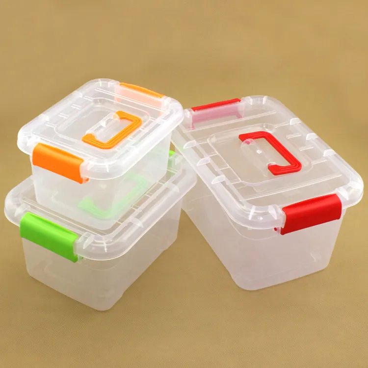 3 sizes pp Transparent Portable Storage box Children's toys snacks combination plastic packaging