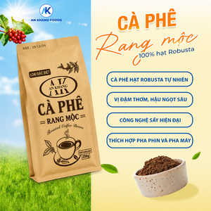 กาแฟเวียดนาม โรบัสต้า คั่วเต็มเมล็ด 100% รสเข้มข้น หอมกรุ่น บรรจุภัณฑ์แบบแพ็คใหญ่  รสชาติเข้มข้นแบบเวสท์เวสล์  คั่วแบบเปียก - Product Image 4