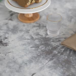 Design Morden speciale processo Tie Dye in poliestere tessuto rettangolare copertura del tavolo decorazione festa tovaglia lavabile per tavolino - Product Image 2