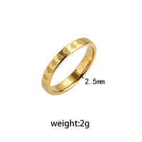 Bague simple et élégante en acier inoxydable avec motif cœur, plaquée or 18 carats, bague d'index contemporaine pour femmes et couples, usage quotidien