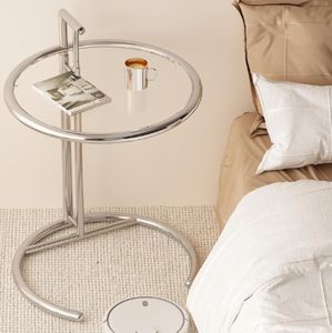 Table d'appoint en métal traditionnelle moderne et durable Structure solide Résistant aux rayures Construction légère Look élégant pour le salon - Product Image 3