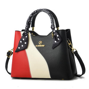 2025 vente chaude PU cuir femme sacs à main grande capacité dame <span class=keywords><strong>Mesager</strong></span> sacs avec écharpe mode femme sacs à bandoulière - Product Image 6