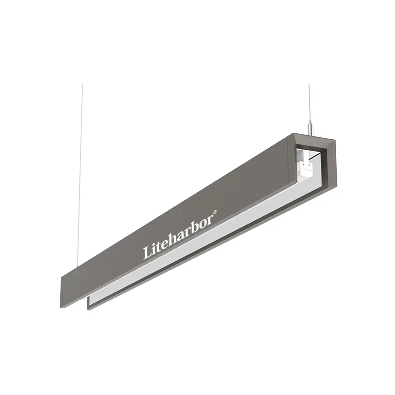 משרד מודרני Led ליניארי תליון אור תקרת 40W 80W למעלה ולמטה Led לינארי רצועת אור