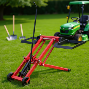 Gato hidráulico para tractores y cortacéspedes: herramienta versátil para el mantenimiento del césped - Product Image 2