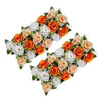 Tafel Centerpieces Decoratie Bloem Muur Achtergrond Decor Podium Lead Bruiloft Bloem Rij