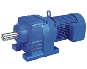 R Series Helical Gearbox Speed Multiplier Rigid Tooth Flank Helical Gear Reducer With Good Quality