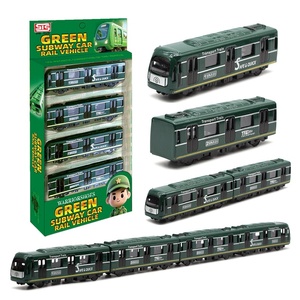 Set <span class=keywords><strong>di</strong></span> Auto in Metallo, Modellini Tascabili <span class=keywords><strong>di</strong></span> Autobus, Treni, Metropolitana e Treni ad Alta Velocità con Connessione Magnetica, <span class=keywords><strong>Scala</strong></span> 1:32 - Product Image 6