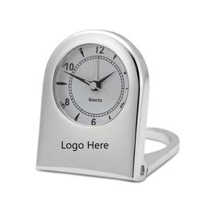 Horloge de bureau en métal personnalisée de luxe moderne avec sonnerie horaire au quartz pour la décoration de la maison - Product Image 2