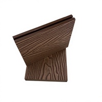 Modern Matte Anti-Slip WPC Plastic Decking with 3D Wood Grain Texture Interlocking Waterproof Eco-Friendly Outdoor Flooring
