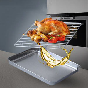 304 acier inoxydable métal ustensiles de cuisson <span class=keywords><strong>moule</strong></span> et fil support de refroidissement ensemble pour four accessoires de cuisson - Product Image 4