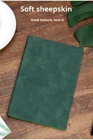 Carnet de notes scolaire en cuir de veau souple au toucher minimaliste, en similicuir PU, personnalisable avec LOGO, illustrations colorées, couverture rigide