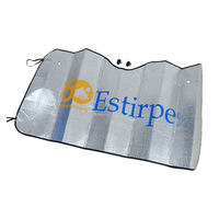 Individuelles Logo Aluminium Bubble Auto-Sonnenschutz Faltbarer Windschutzscheiben-Sonnenschutz Auto-Fenster-Sonnenschutz aus Aluminium