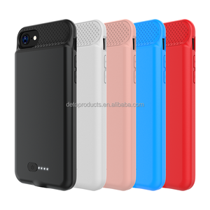 6000 mah ultra-dünne Silizium-TPU-Telefongehäuse-Leistungsbatterie für <span class=keywords><strong>iPhone</strong></span> 6/6S/<span class=keywords><strong>7</strong></span>/8/SE/SE2/SE3 Led Oberfläche kratzschutz - Product Image 5