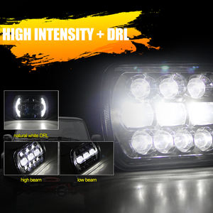 Phare LED DRL carré blanc 7 pouces 7x6 H4 IP68 6500K 45W pour Jeeps - Product Image 2