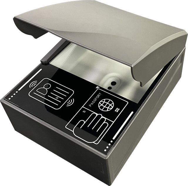 MHY Ultra-Slim PC-Free USB Gigabit Ethernet Passport Reader Scanner Built-in AI CMOS Sensor Auto-Trigger 13MP/800DPI Secure