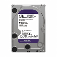 Nuevo Disco Duro de Vigilancia SATA de 4 TB, 3.5 Pulgadas, Interno, 6 Gs, 128 MB de Caché, 24/7 NVR para Monitoreo CCTV WD44PURZ