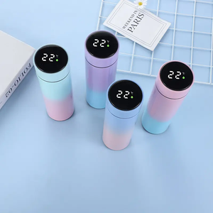 <span class=keywords><strong>MEDO</strong></span> 500ml 그라디언트 컬러 스마트 알림 보온병 플라스크 주도 디지털 온도 표시 스테인레스 스틸 컵 물병 - Product Image 2