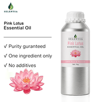 Minyak Esensial Bunga Teratai Merah Muda untuk Aroma Diffuser - 100% Ekstrak Tumbuhan Alami Murni, Kelas Terapi |   Harga Grosir 1kg