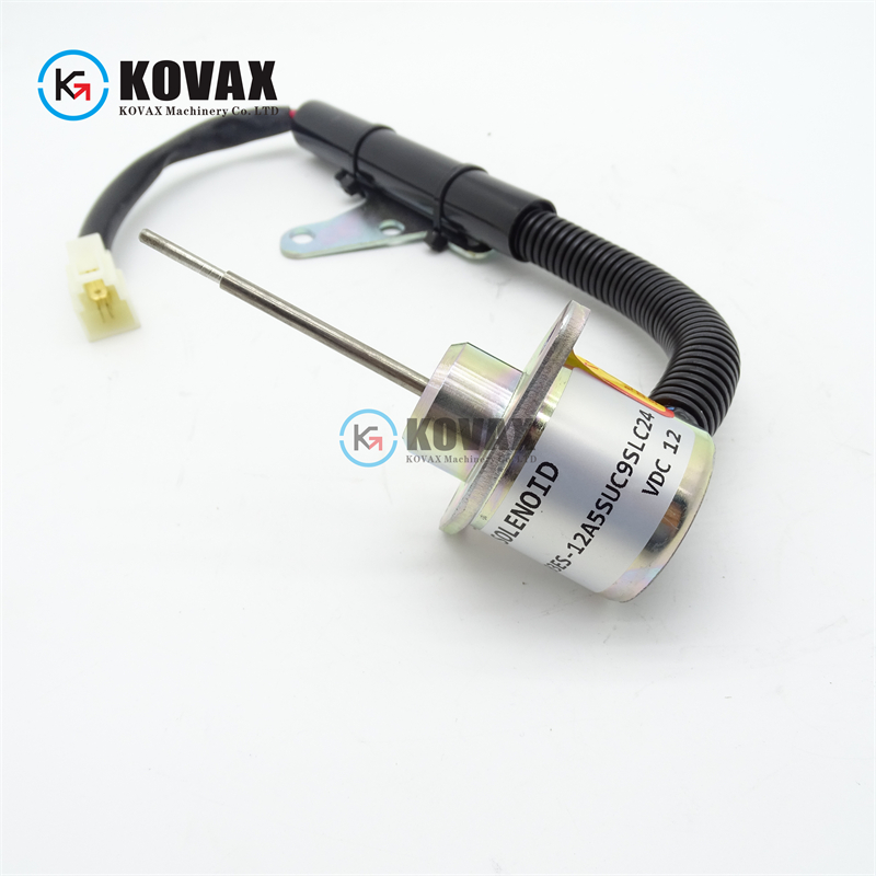 Kubota 1G820-60012 Shutoff Replacement For Kubota D722 D782 D902 Engines &  SCL1000 Loader Solenoid Valve 1G820-60022 12V Shutoff Solenoid Valve 1G820-60012 1G820-60020