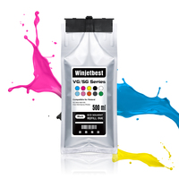 Tinta Eco Solvent 500ml Tr2 Langsung dari Pabrik untuk Roland Truevis Vg3-640 Vg3-540 Sg3-300, Kantong Tinta dengan Chip, Grosir