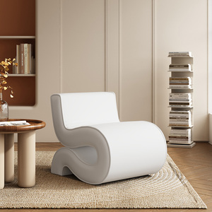 As Is Well Known Modern Minimalist Single <b>Sofa</b> Chair Ergonomic Design Living Room Furniture - Product Image 6
