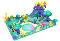 20x10x4m paradis fou d'obstacles pour les affaires château gonflable durable pour les enfants-extérieur/intérieur saut amusant