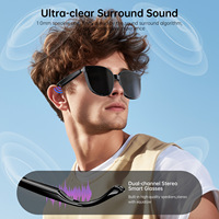 Occhiali Smart con Tecnologia a Conduzione Ossea per Chiamate e Musica, Ricarica Magnetica DC, Batteria 90*2, Controllo Touch-Sensitive, AI