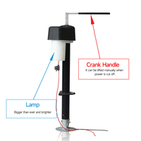 Vérin électrique 12V DC de 3500 lbs pour attelage de remorque, stabilisateur de caravane, support de levage pour camping-car, pièces de quincaillerie