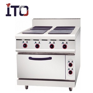 เตาสแตนเลสอุตสาหกรรมแบบตั้งพื้น 4 หัวเตา พร้อมเตาอบ รุ่น ITO-CH-SQ905A - Product Image 4