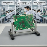 Fabbrica Professionale OEM/ODM di Shenzhen, Produttore di Circuiti Stampati Personalizzati (PCBA), Materiale Rogers, PCB da 1,6mm, Progettazione PCB