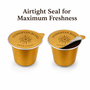 Capsule di Alluminio Monouso da 15ml per Espresso 37x29mm, Colore Personalizzato per Cialde di Caffè Compatibili, Uso Domestico/Commerciale - Product Image 3