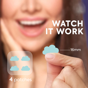 Toppa dell'<span class=keywords><strong>acne</strong></span> idrocolloide a forma di nuvola blu chiaro 4 toppe <span class=keywords><strong>Per</strong></span> foglio in custodia a specchio d'argento - Product Image 2
