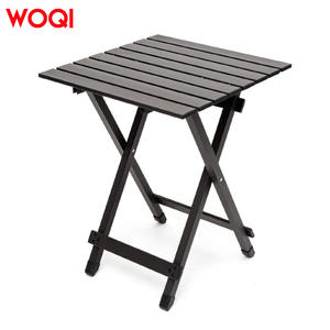 Mesa Plegable para Exteriores WOQI 47.5x49.5x60cm, Mesa de Picnic Portátil Ligera de Aluminio para Acampar, Hacer Senderismo, Pescar, Hacer Barbacoa - Product Image 3