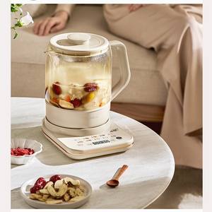 Hervidor de Agua Midea Health de 1.2L, Tetera Eléctrica de Vidrio, Control Táctil, Color Blanco, Herramienta Inteligente para la Cocina - Product Image 1