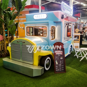 Remolque de Comida ZOWN para Café y Helados, con Servicio Móvil, Carrito de Acero Inoxidable, Eléctrico, Garantía de 2 Años - Product Image 5