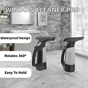 Aspiradora Eléctrica para Ventanas con Rociador de Agua, Mango Extensible, 2 Modos, Depósito de Polvo de 100 ml, para Uso en el Hogar, Automóvil y Hotel - Product Image 2