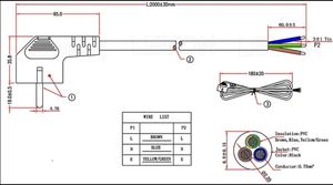 Câble d'alimentation EU Schuko CEE 7/7, <span class=keywords><strong>rallonge</strong></span> électrique européenne <span class=keywords><strong>pour</strong></span> <span class=keywords><strong>lave</strong></span>-<span class=keywords><strong>vaisselle</strong></span>, congélateur, projecteur LED - Product Image 2