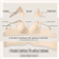 Soutiens-gorge en gel OEM ODM pour femmes, sans armatures, push-up, sans coutures, soutien-gorge de maintien, soutien-gorge en gel pour femmes