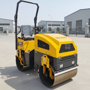 รถบดถนนขนาดเล็ก 1 ตัน แบบโครงเหล็กสองชั้น รถบดยางมะตอยไฮดรอลิกเต็มรูปแบบ 2 ตัน - Product Image 6