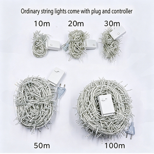 Guirlande lumineuse LED de Noël extérieure de 10 m avec 100 lumières pour fête d'anniversaire, mariage, décoration de vacances - Product Image 4
