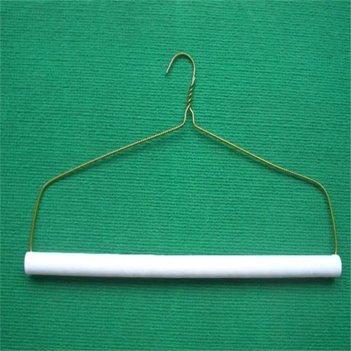 18 "11.5G Golden Drapery Wire Hangers With Tube