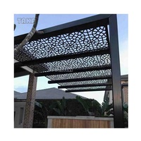 Paneles de valla de Metal de corte láser personalizados, paneles de techo de aluminio, baldosas colgantes, pantallas cortadas con láser