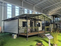 Vente en gros Maison conteneur moderne préfabriquée pliable à double aile extensible de 20 pieds Maison mobile petite maison