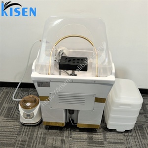 Kisen 2025 – Évier de lavage mobile et portable sans plomberie, avec machine de fumigation pour thérapie capillaire, réservoirs d'eau de 60L et 18L – Vente chaude, MOQ 1 - Product Image 1