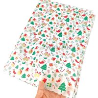 Papier de soie multicolore 50*70cm 17gsm, style Noël populaire, service OEM, écologique, pour emballage cadeau et vêtements