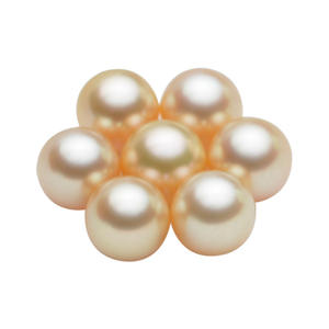 Perles d'or Nanyang 12-13 mm, perles rondes épaisses de couleur or clair, perles naturelles sans défaut, perles en vrac fournies par WeChat Business - Product Image 5