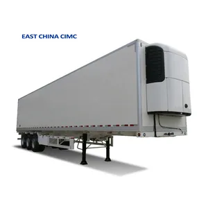 3 Axles 40ft Used Refrigerated Truck Trailer For Fresh-Keeping Cold Chain Goods Transport