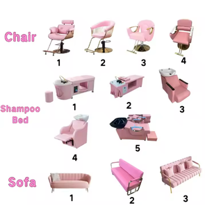Mobilier de salon de coiffure ensemble de chaises paquet de meubles de coiffeur chaise de salon combinaison gratuite peut être acheté seul - Product Image 1